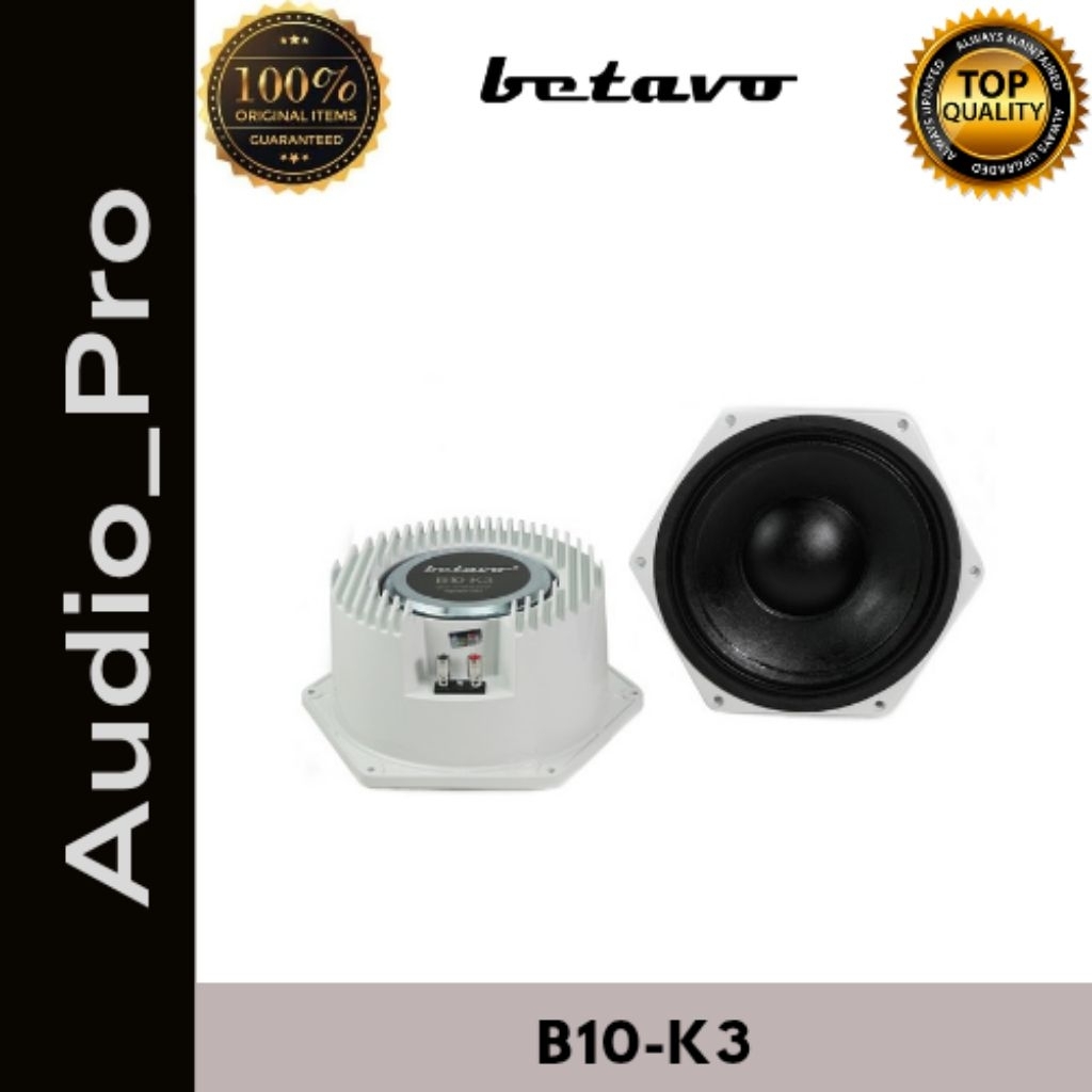 Speaker Component Betavo 10" B10-K3 | Transducers 10inch B10K3 B10 K3 Betavo WHITE SERRIES
