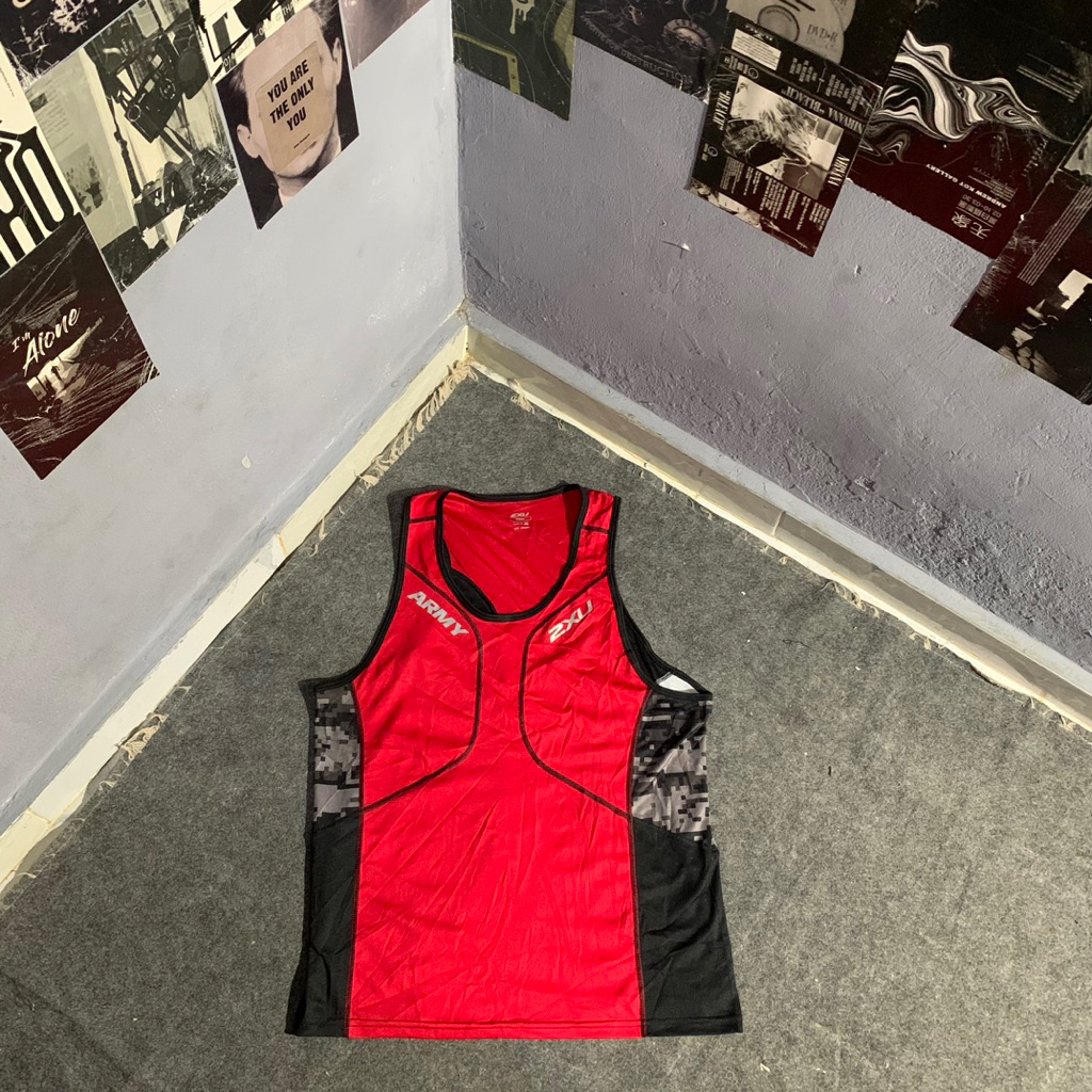 2XU SINGLET / Baju lari 2XU