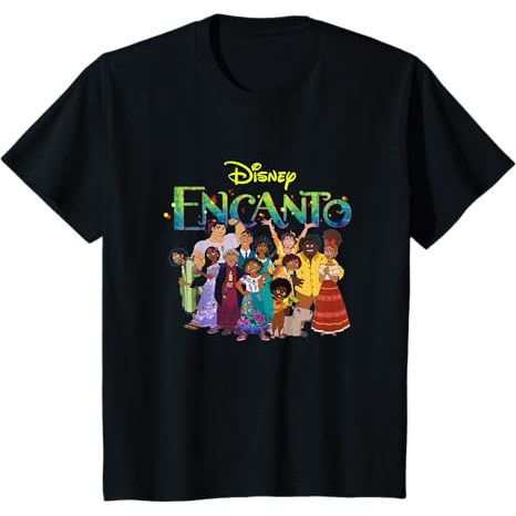 Kaos anak dan Kaos Dewasa Disney Encanto Madrigal Family Short Sleeve T-Shirt