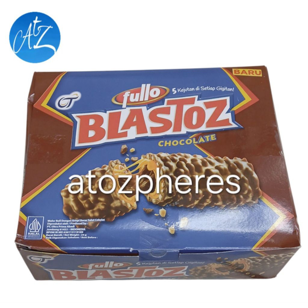 Cemilan snek makanan ringan wafer gulung dengan krispi beras salut coklat cokelat halal MUI OT  full