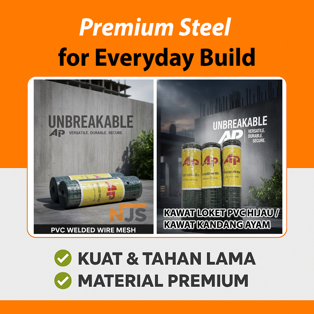 [ Per Meter ] Kawat Loket PVC Hijau / Kawat RAM Hijau PVC / Kawat Kandang Ayam