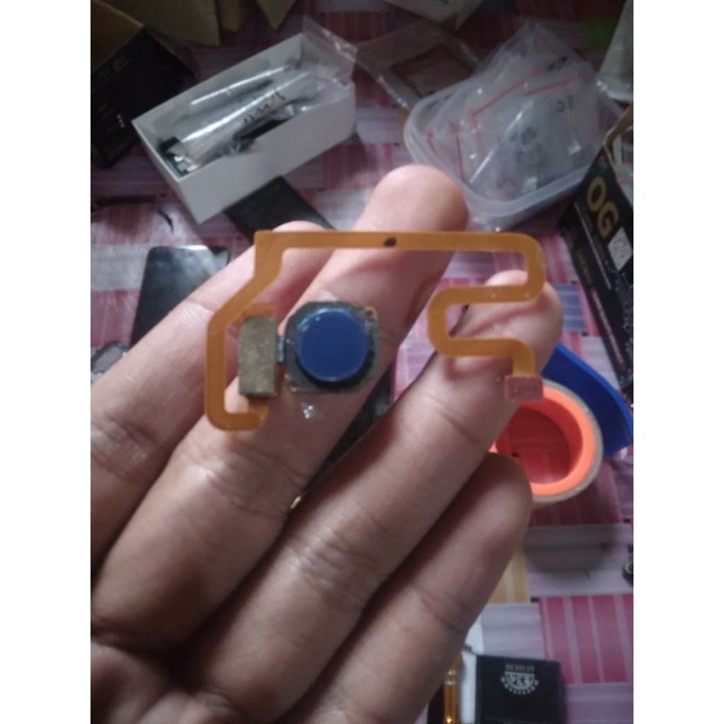 sidik jari huawei honor 8x normal ori copotan