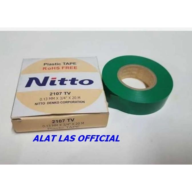 Isolasi Selotip Lakban Solasi Kabel Listrik Nitto Warna Warni Hijau