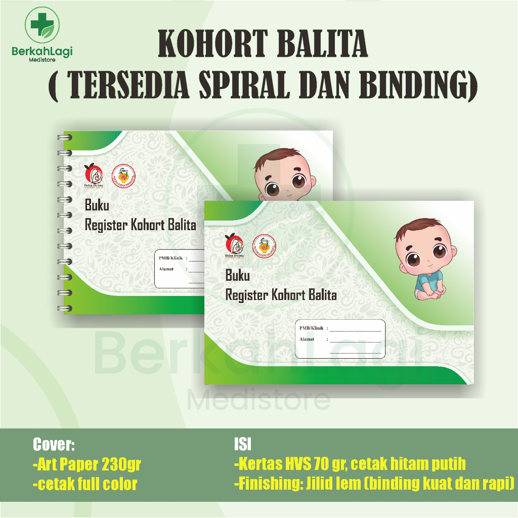 Kohort Balita, Register Kohort Balita, Buku Bidan