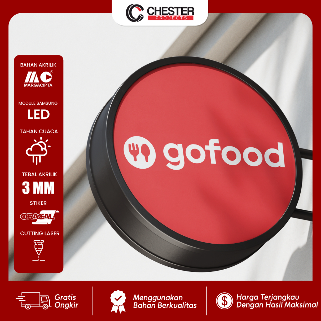 Neon Box Custom Neon Box Led Module Samsung ll Neon Box Acrilyc Custom Gofood Free Desain