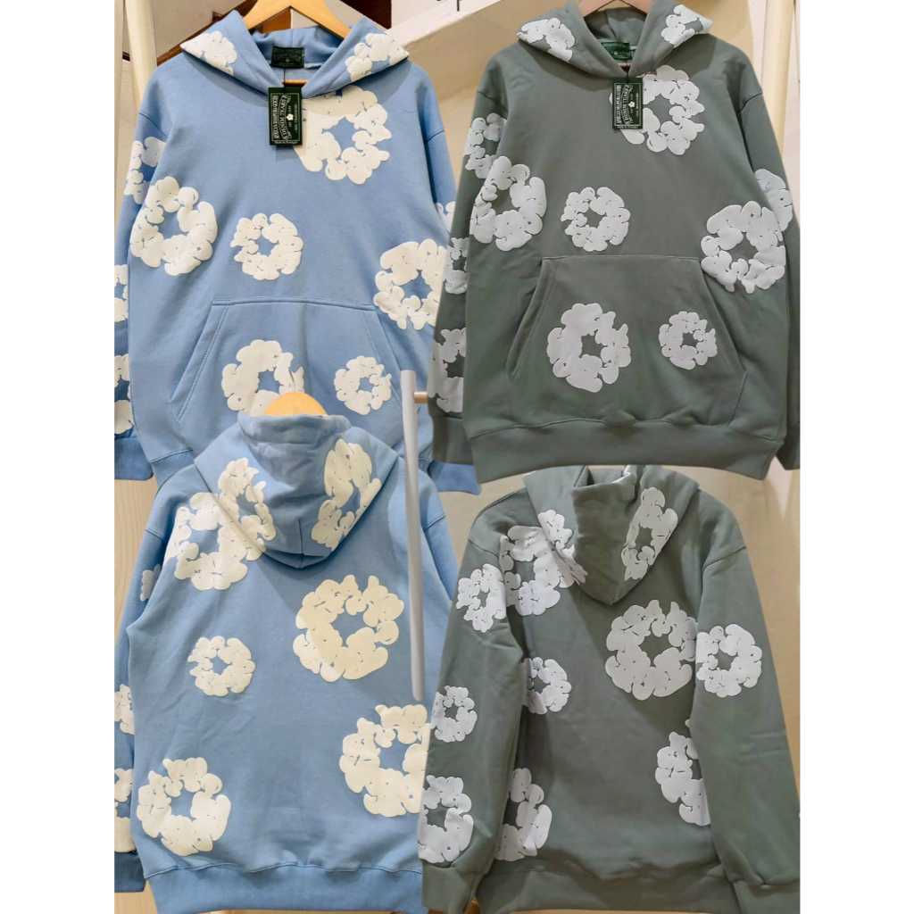 HOODIE DENIM TEARS SAGE FULL TAG TERLARIS