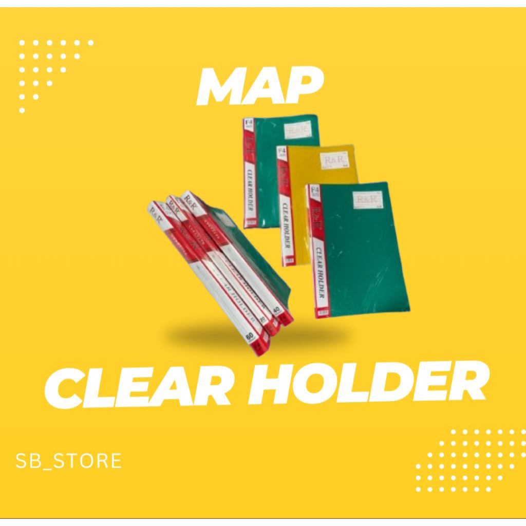 Clear Holder / Map Plastik / Map File Dokumen / Map Plastik isi 20