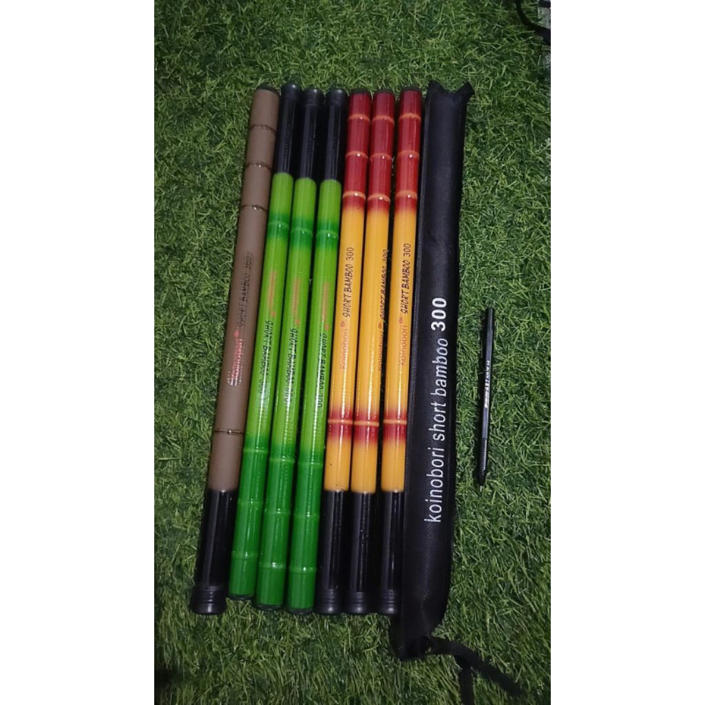 joran TEGEK KOINOBORI SHORT section  PENDEK LEBIH PRAKTIS