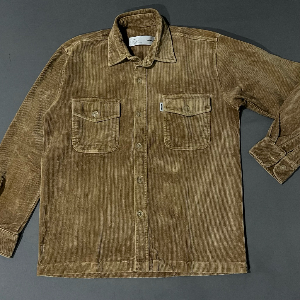 [preloved] L-shirt corduroy brown