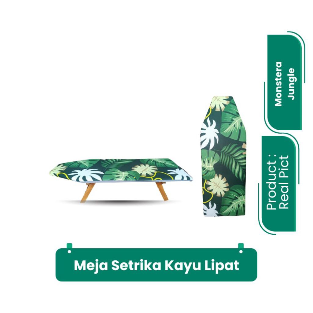 Meja Setrika Kayu Lipat