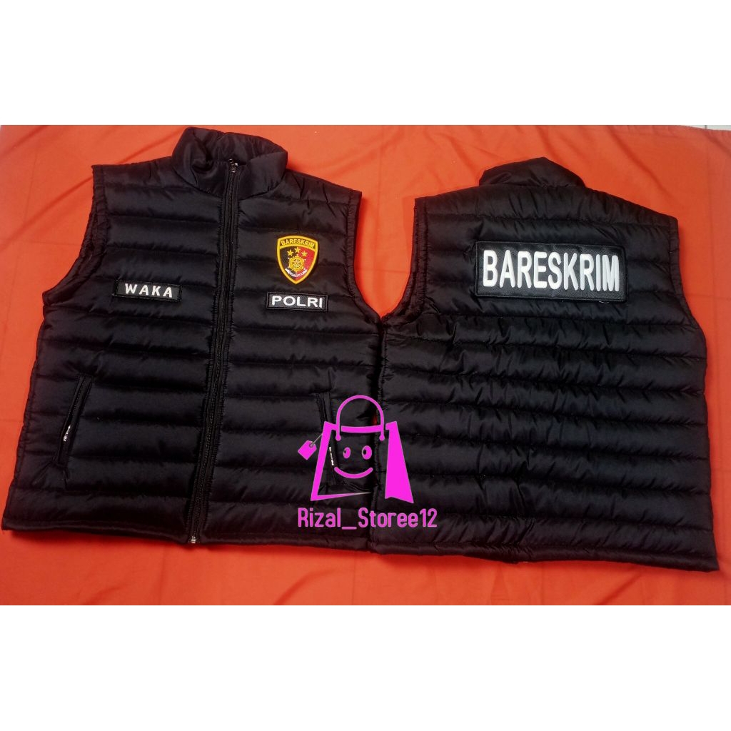 ROMPI GELEMBUNG BARESKRIM ROMPI VEST GELEMBUNG CUSTOM BORDIR