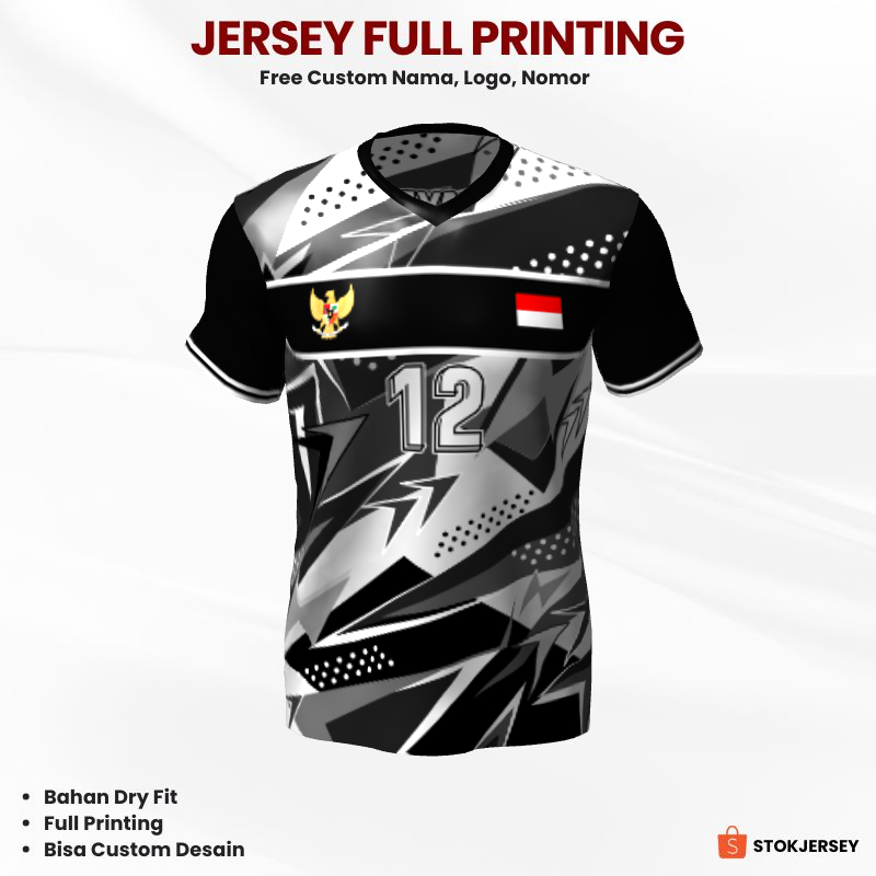 Kaos Jersey Volly 209 - Jersey Olahraga Custom Full Printing