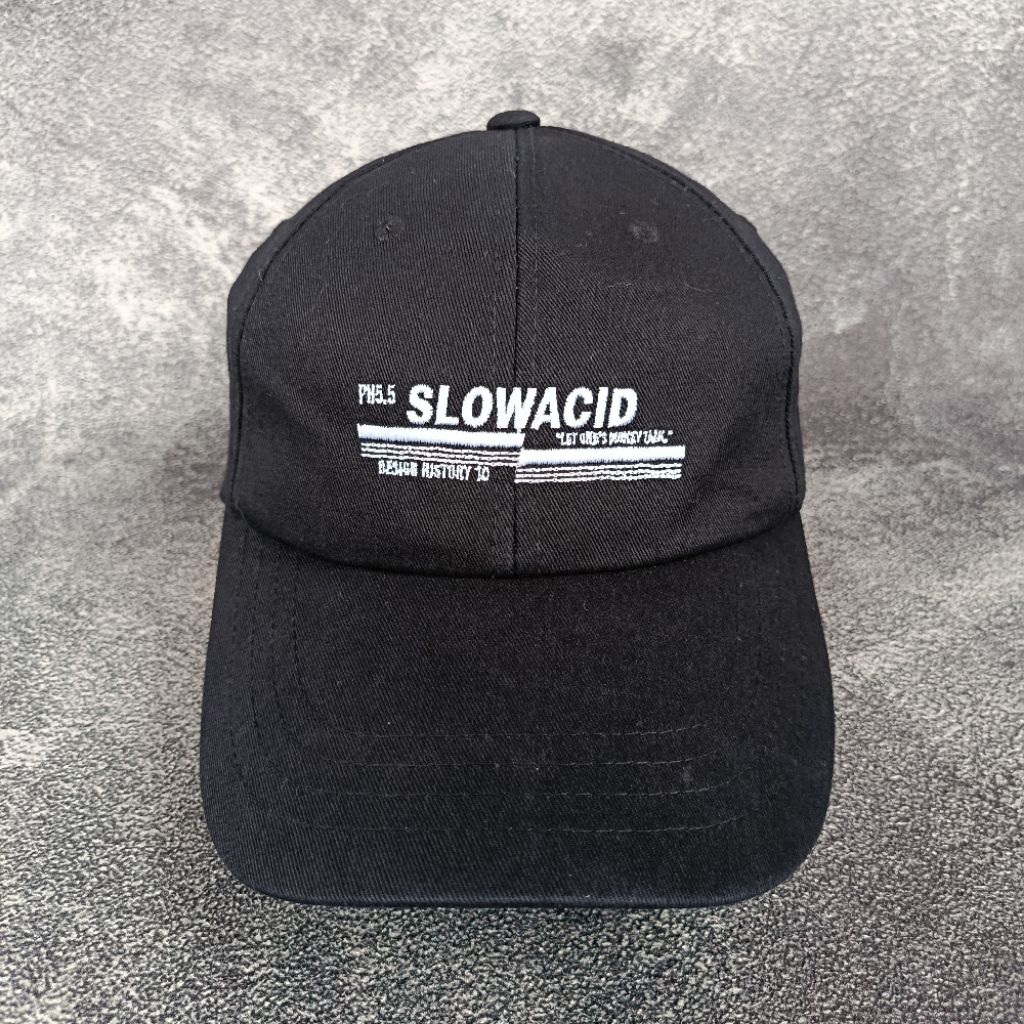 Digidegu Topi Slow Acid - Hitam - Simple Cap