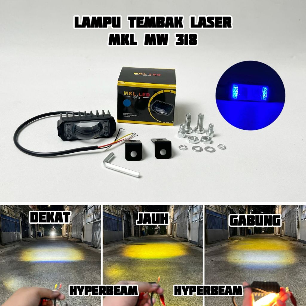 MKL CR7 MW 318 - Lampu tembak Laser