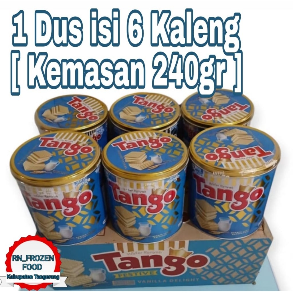 Tango Wafer Kaleng Kemasan 240gr | 1 KARTON ISI 6 KALENG