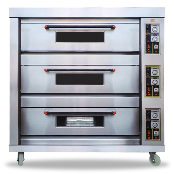 Guataka GTK010007 Gas Baking Oven Oven Roti Gas - Oven Roti Besar 3 Deck 9 Loyang GTK-010007