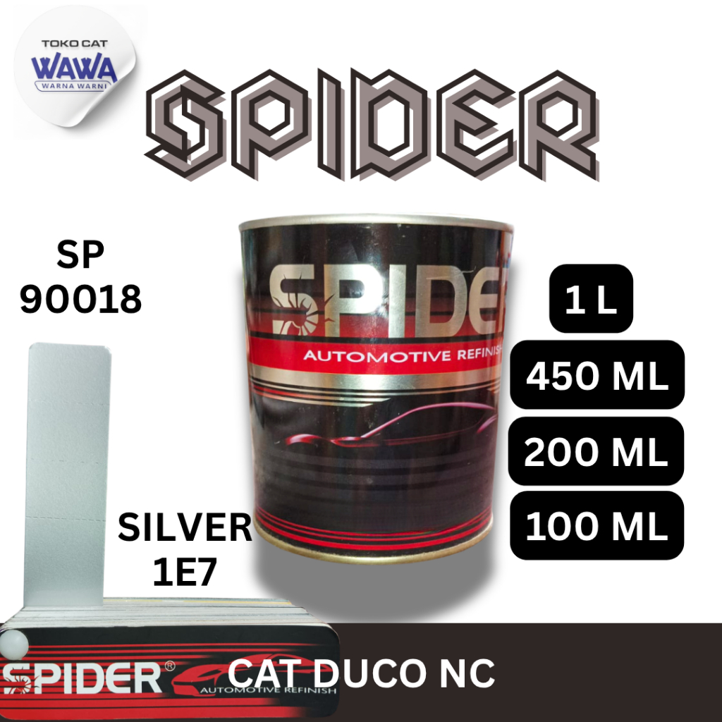 CAT DUCO NC WARNA SILVER 1E7 SILVER TOYOTA AVANZA XENIA 1LITER ATAU ECER REPACK