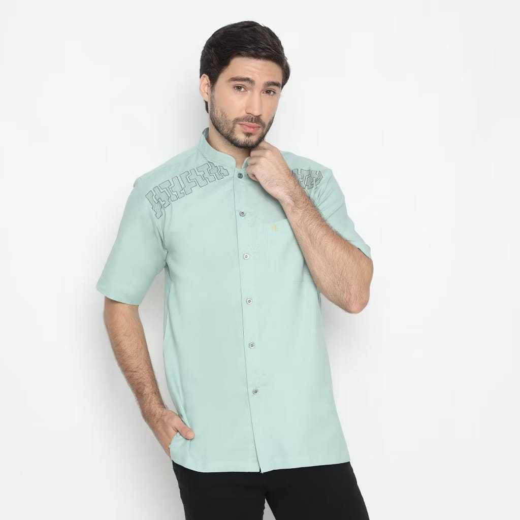 Baju Koko Nizar Lengan Pendek NW 4 PUZZLE