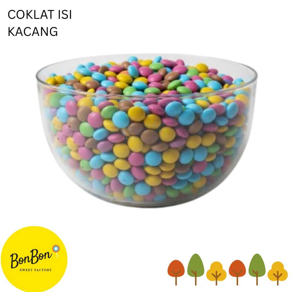 Coklat Kacang Smiling 500 Gr / Cokelat Isi Kacang Untuk Toping Kue Es Krim
