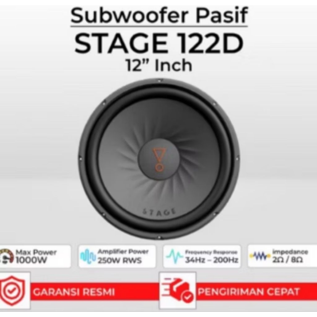 Subwoofer JBL Stage 122D 12inch speaker mobil