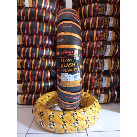 Ban SWALLOW Slash 100/80 100 80 ring 17 Tubeless Soft Compound