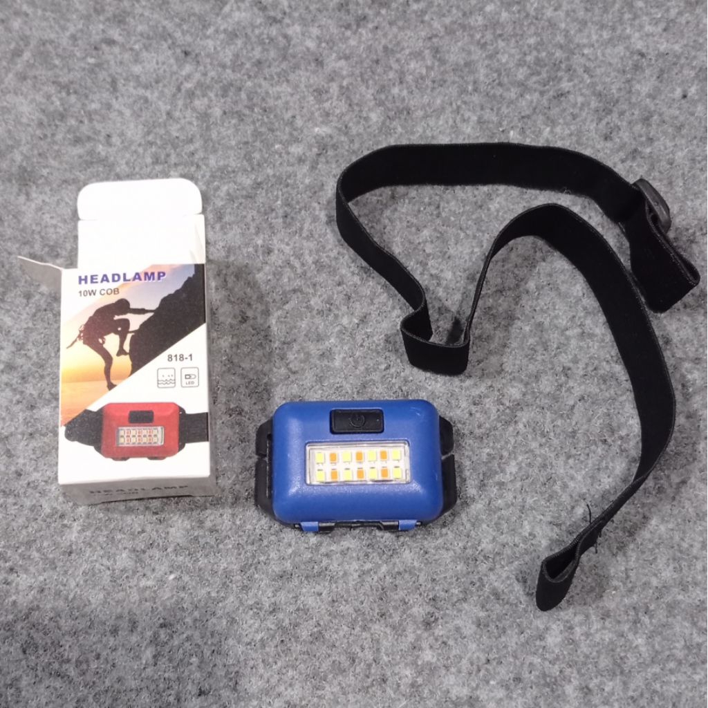 headlamp murah senter kepala batre AAA