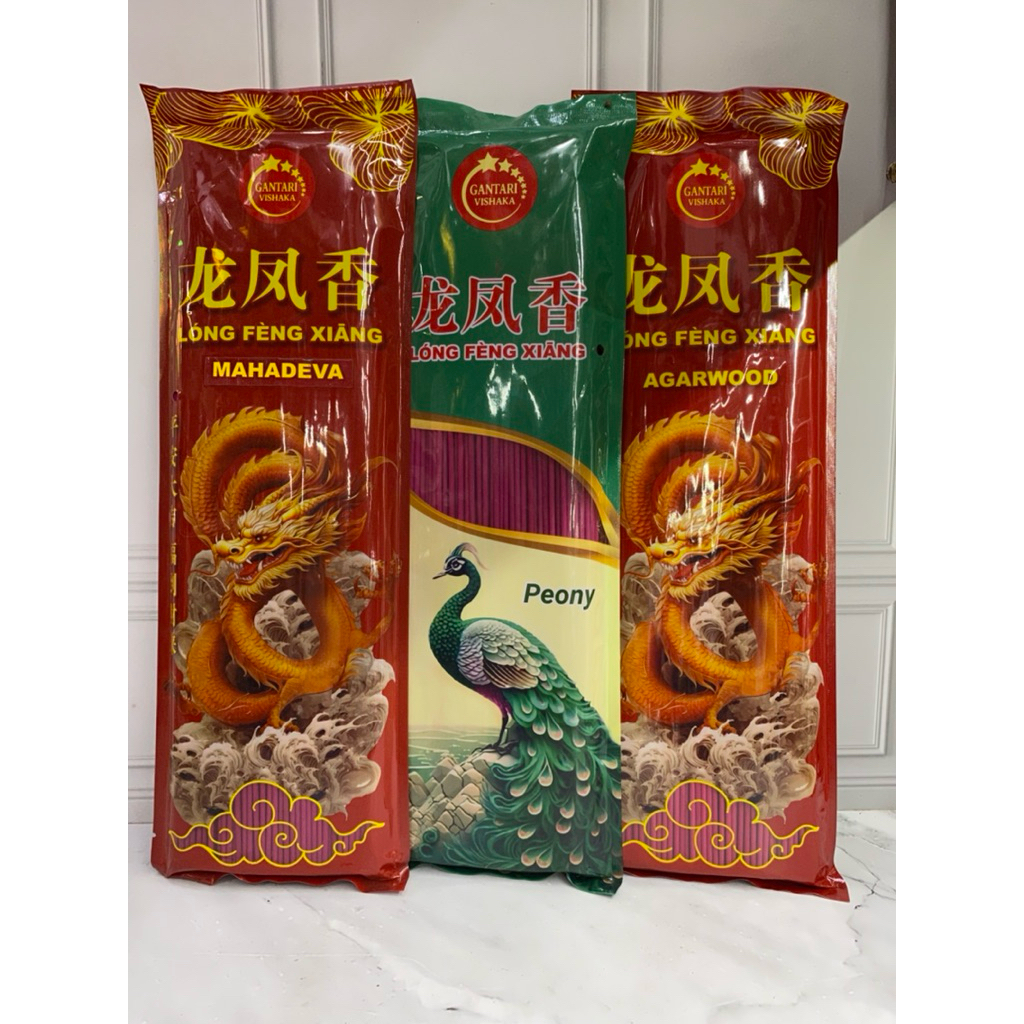 Hio dupa merah agarwood / hio dupa merah peony / hio dupa merah mahadeva