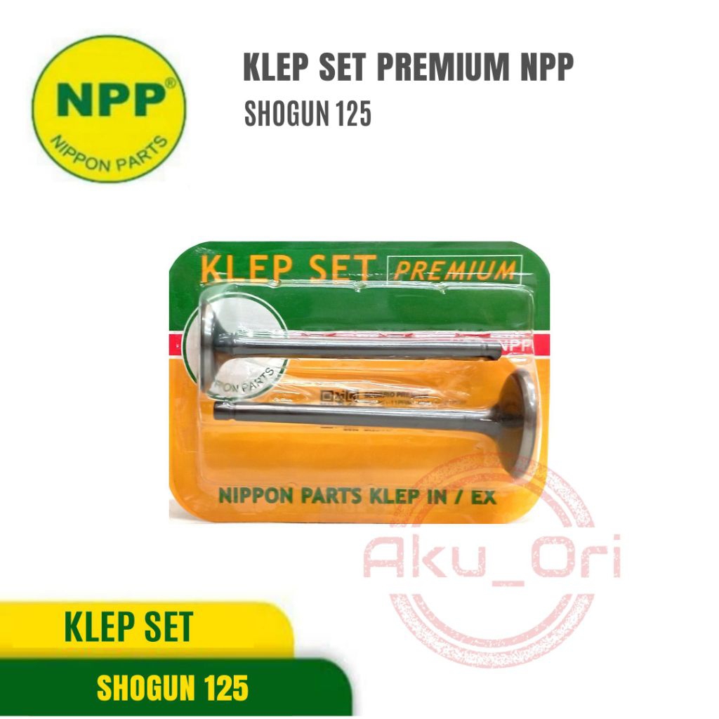 KLEP SET SHOGUN 125 NPP payung klep shogun 125