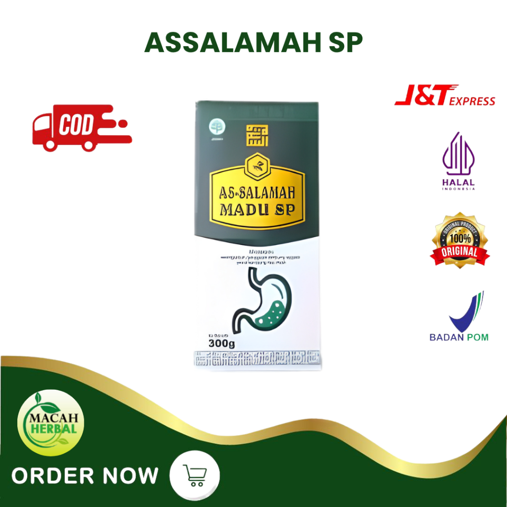 MACAH HERBAL - MADU AS SALAMAH SPESIAL PENCERNAAN - MADU SP - MADU LAMBUNG 350GR