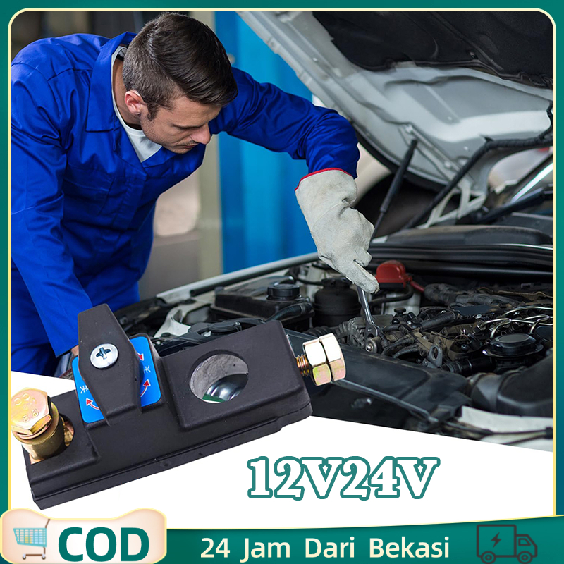 Pemutus Aki Mobil 12v-24v Universal Saklar Pemutus Aki Saklar Aki Pemutus Arus Accu Mobil Saklar On 