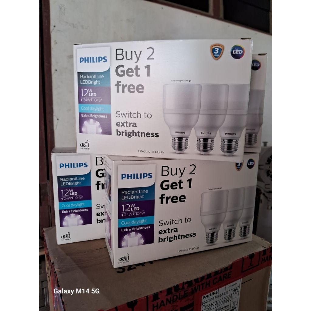 Philips LedBright Multipack 12 watt