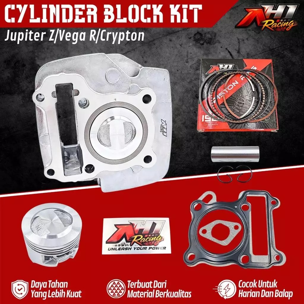 Block Blok Seher Bore Up AH1 Jupiter Z Old Burhan Vega R New Bore Up 55 58.5 Mm AH1 Racing Casting