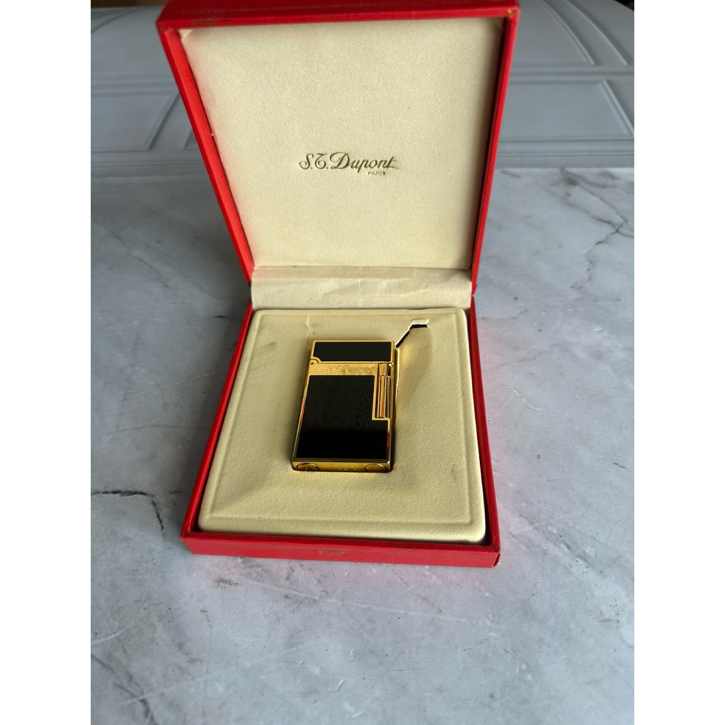 FREE BOX Korek Api S.t Dupont Gold Ligne-1 Super Premium Quality Asli Korek Api Exclusive Classic