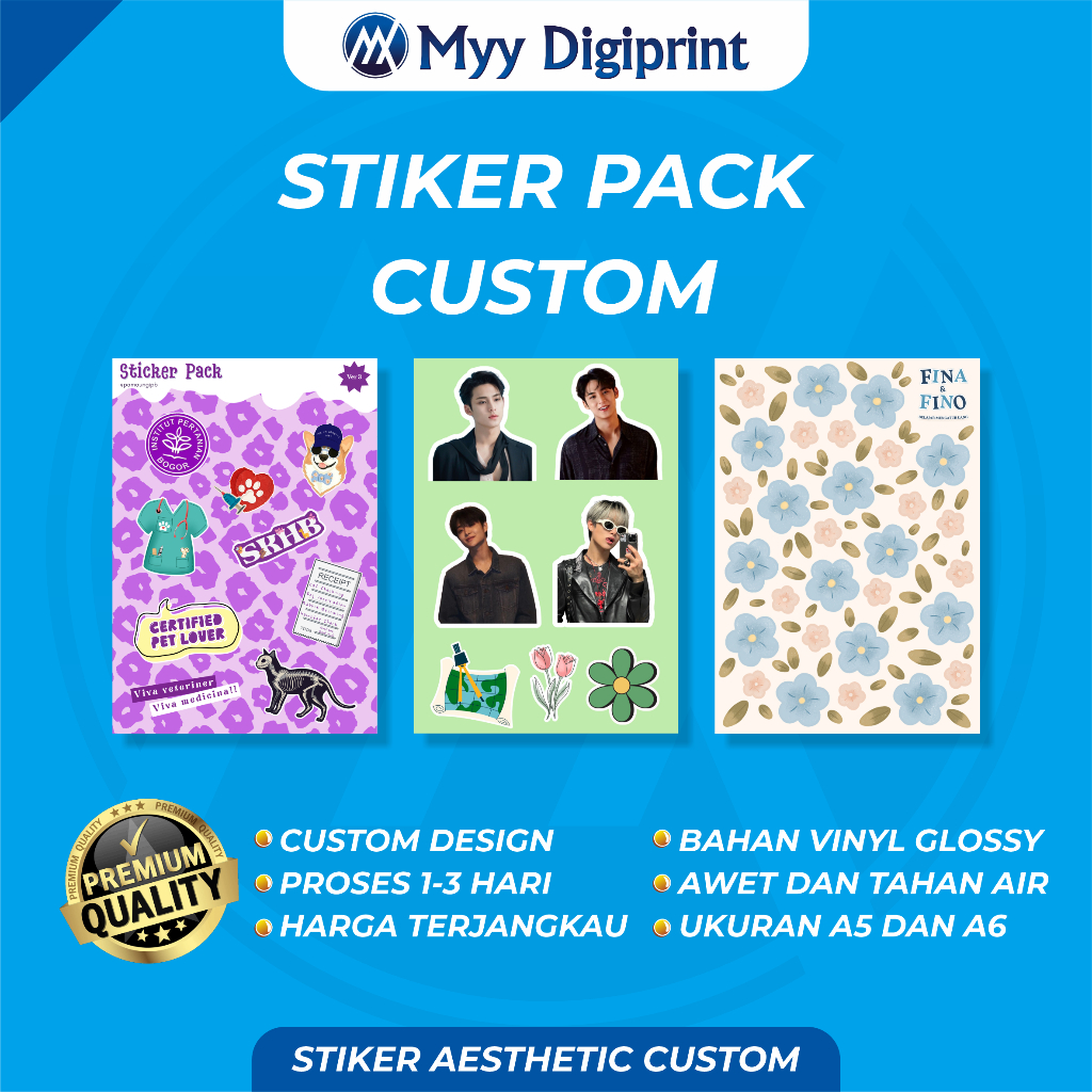 Stiker Pack Aesthetic Custom