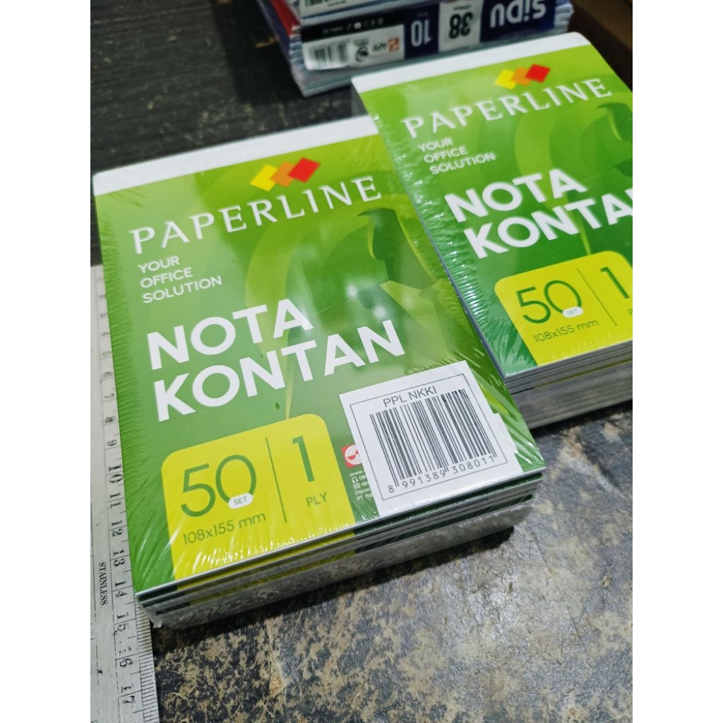 (10 buku) nota kontan kecil nota paperline 1 ply nota paperline 2 ply nota paperline 3 ply rangkap 2