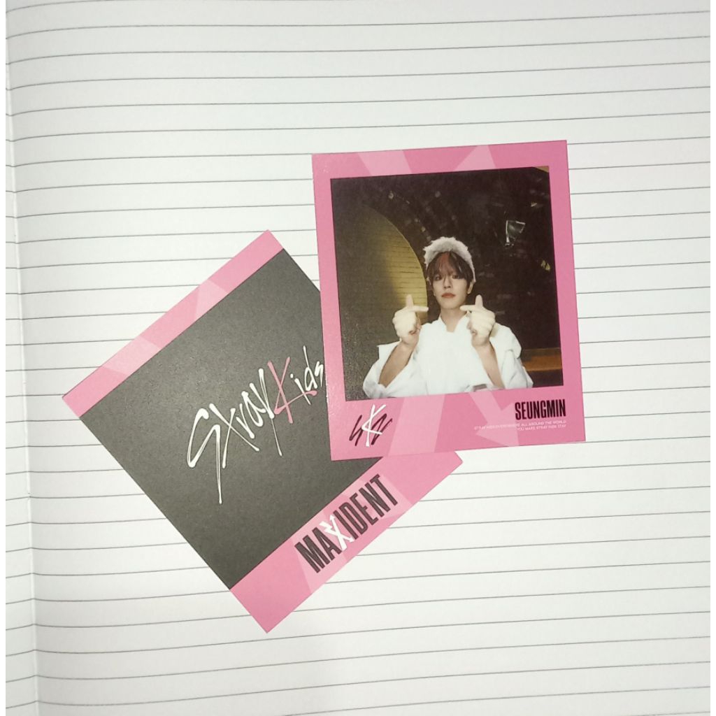 CLEARANCE SALE / Photocard Straykids Seungmin Pola Lucky Draw Maxident Noeasy 5-star Rock Star ATE H