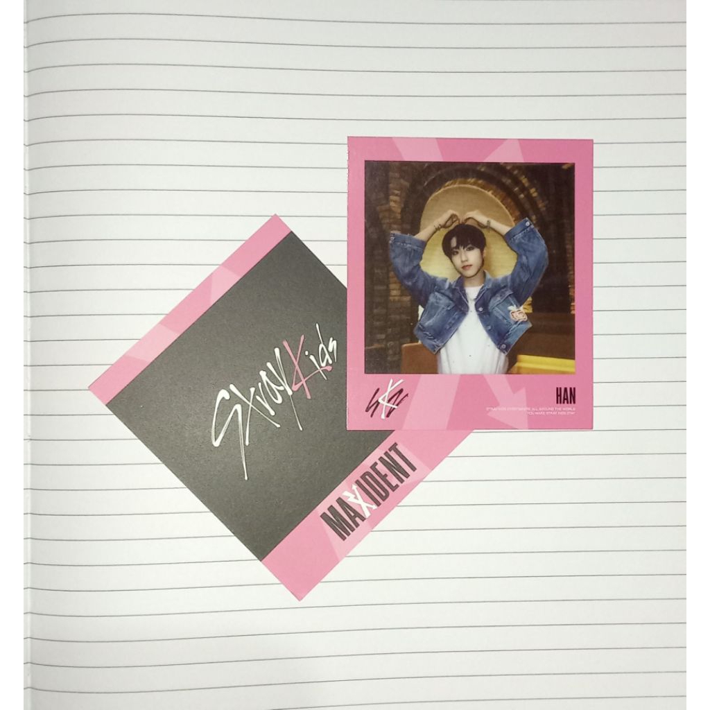 CLEARANCE SALE / Photocard Straykids Han Jisung Pola Lucky Draw Maxident Noeasy 5-star Rock Star ATE