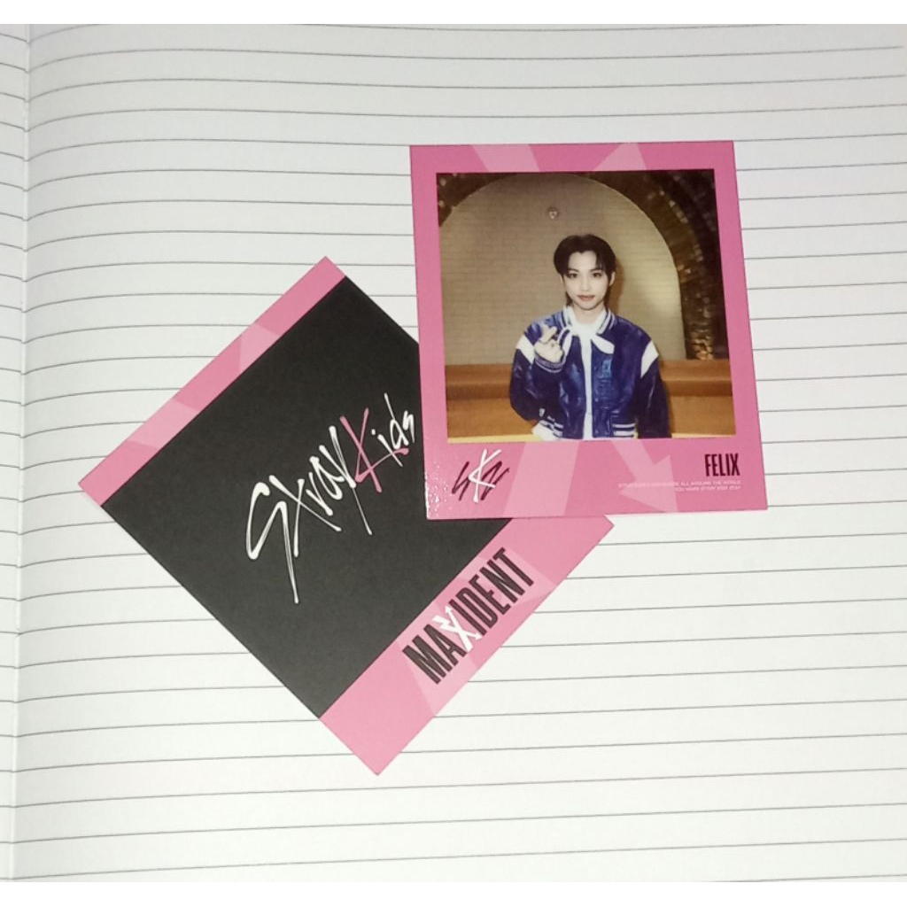 CLEARANCE SALE / Photocard Straykids Felix Pola Lucky Draw Maxident Noeasy 5-star Rock Star ATE HOP 