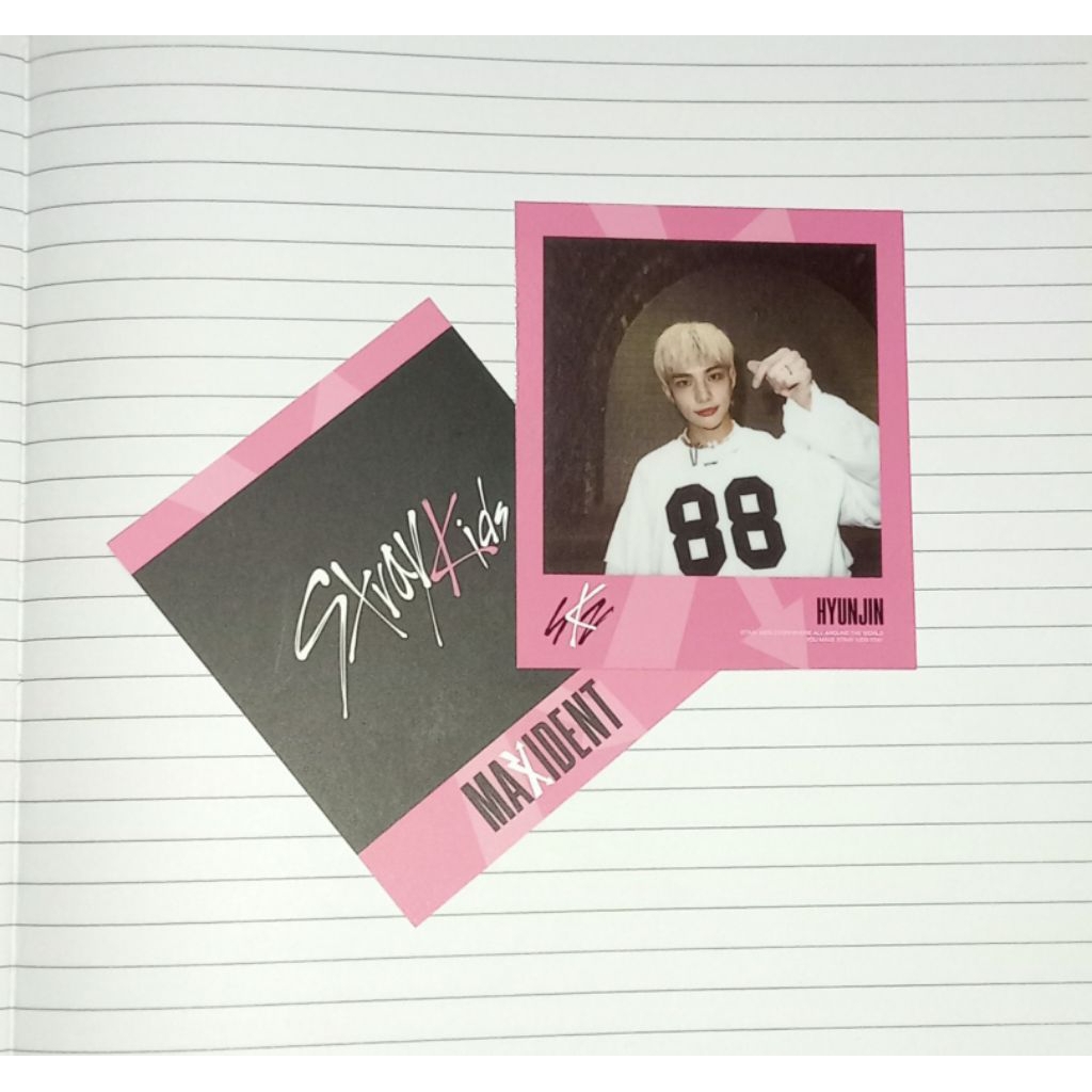 CLEARANCE SALE / Photocard Straykids Hyunjin Pola Lucky Draw Maxident Noeasy 5-star Rock Star ATE HO