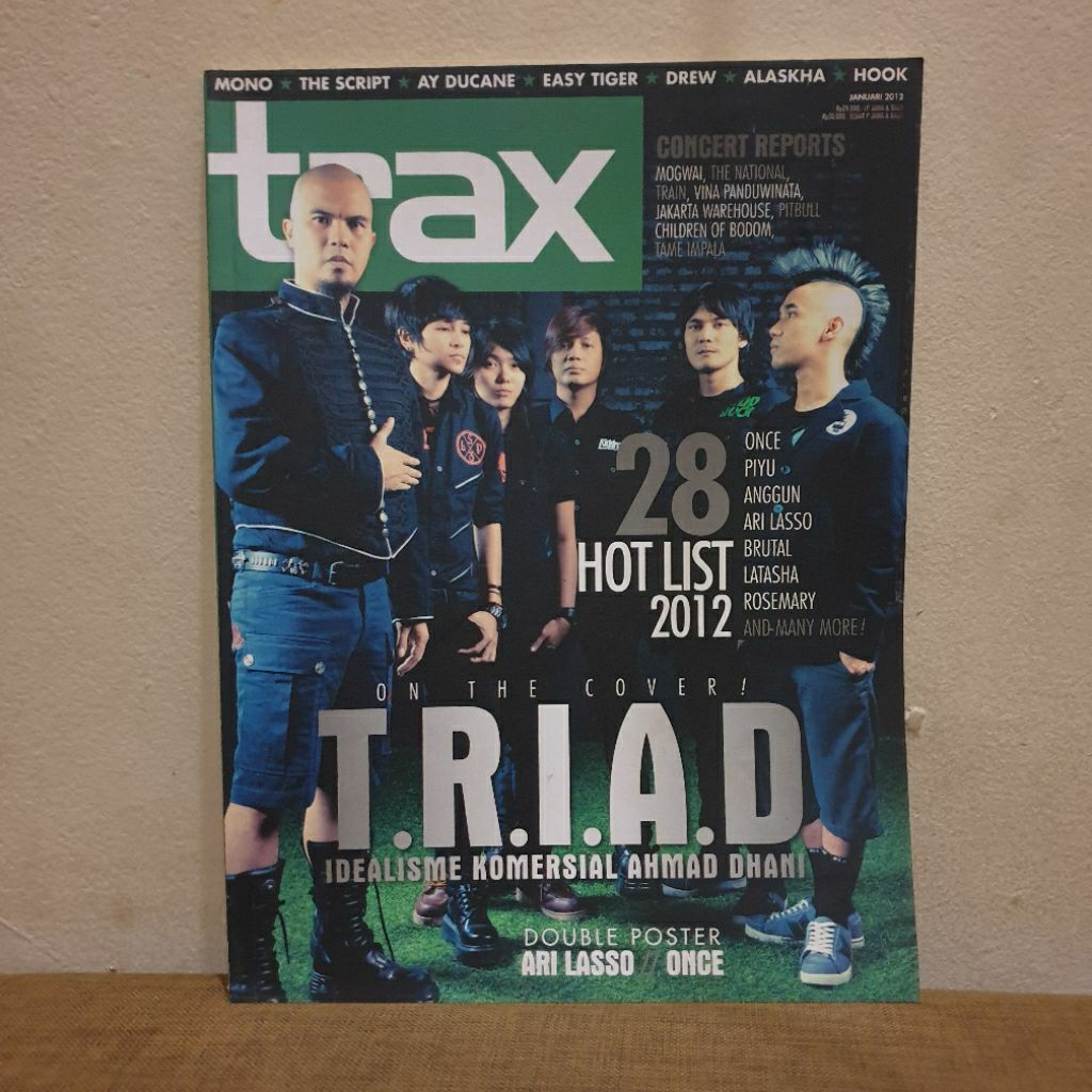 Majalah Musik Trax Cover TRIAD Ahmad Dhani Dewa 19
