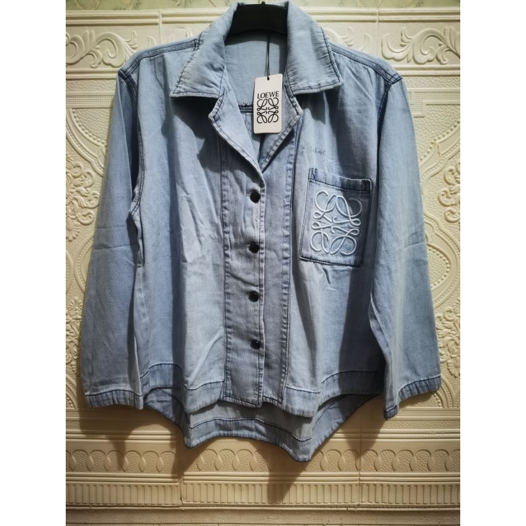 Set Soft Jeans Loewe setelan jeans