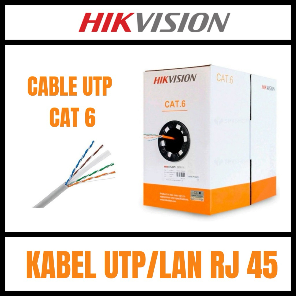 CABLE UTP/LAN CAT 6 HIKVISION PERMETER