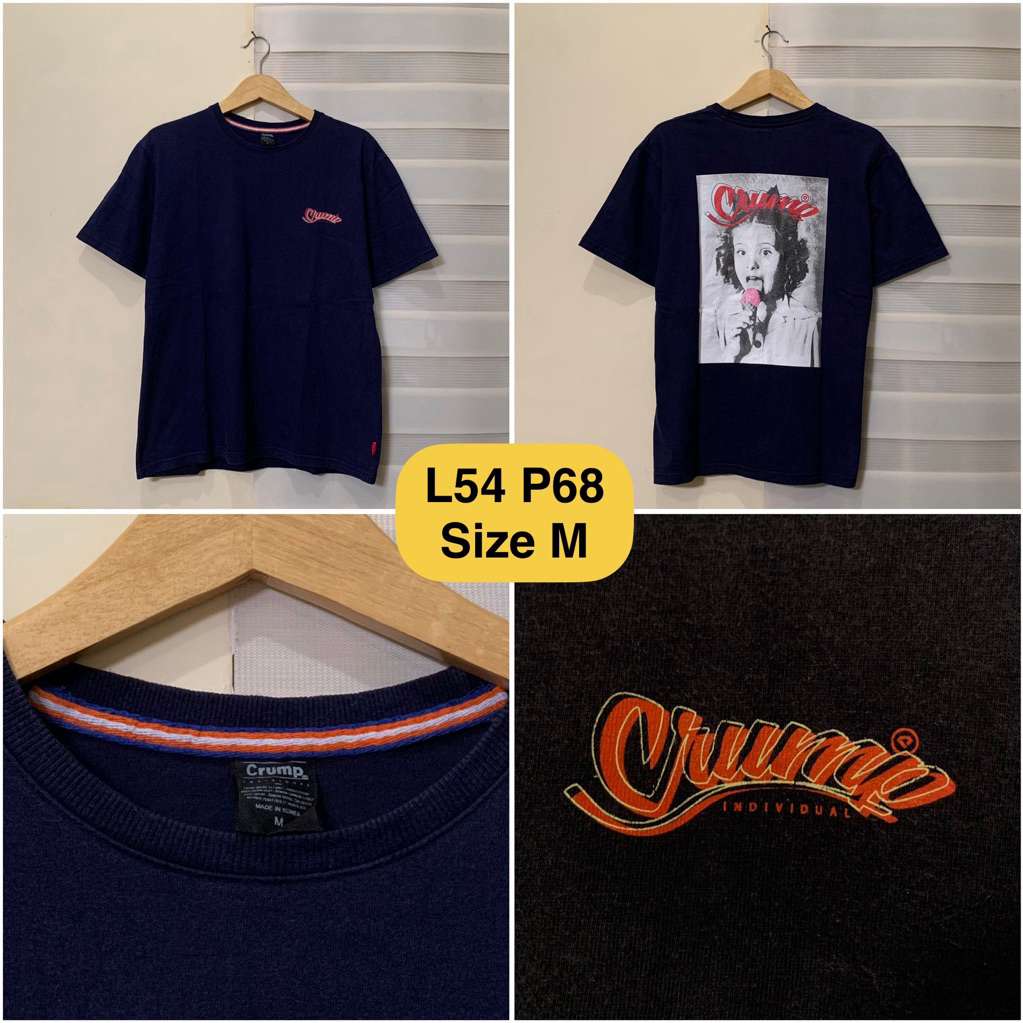 Kaos Crump Navy Original