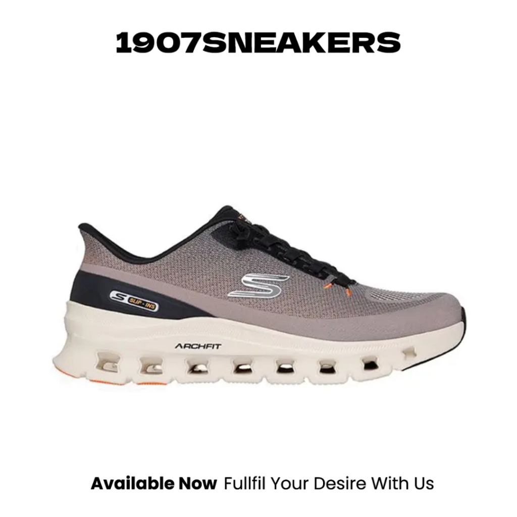 Sepatu Training Pria Skechers Arch Fit Glide-Step Pro - Taupe SKE233110TPB