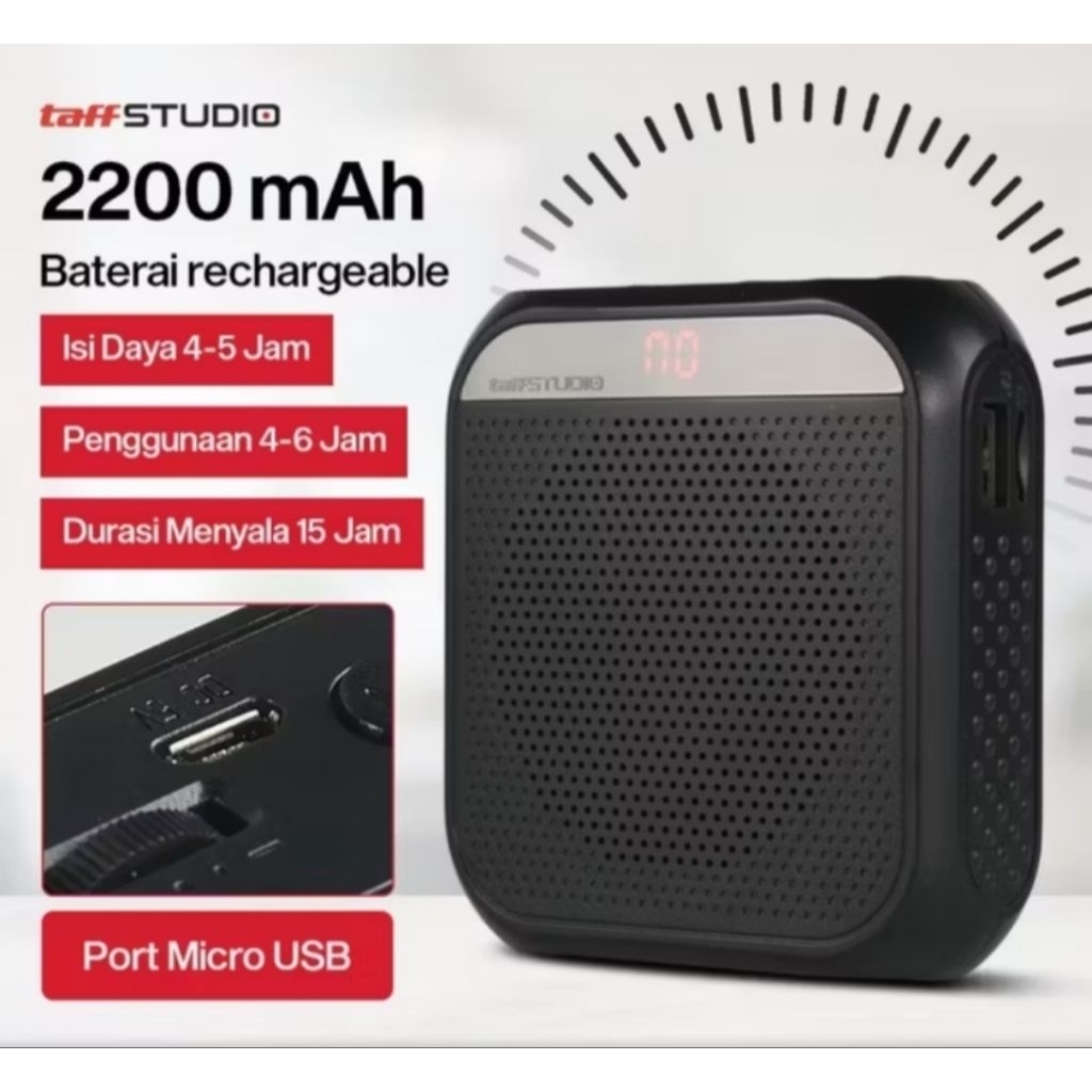 Speaker pinggang Taffstudio 2200 mah