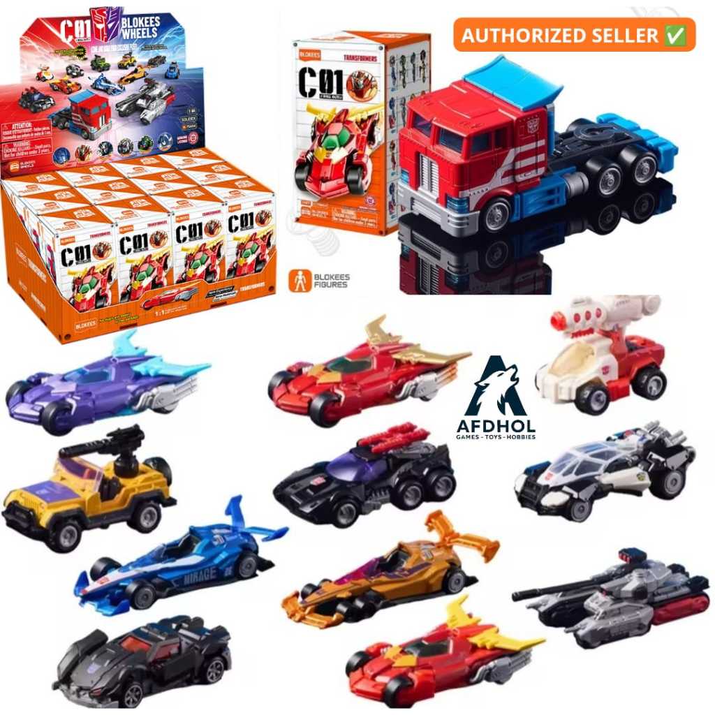 BLOKEES WHEELS TRANSFORMERS C01 AUTO PRIME VOLUME 01 VOL 01 MODEL KIT MOBIL SKALA 1:64 DIECAST TITAN