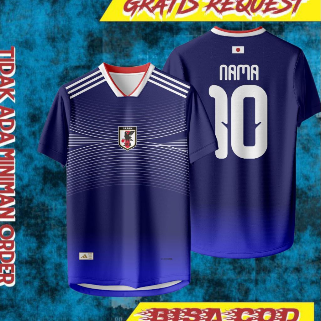 Jersey Jepang 2026 gratis request