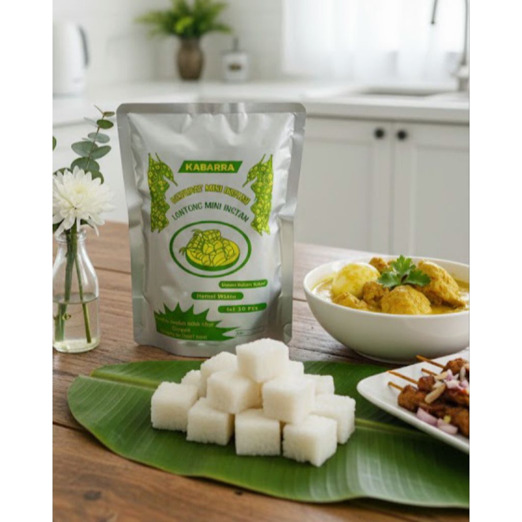KETUPAT INSTAN MINI KABARRA/LONTONG INSTAN MINI ISI 30PCS