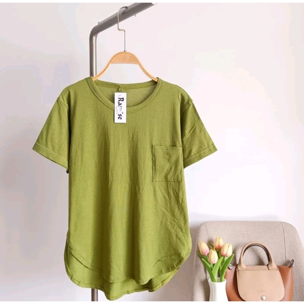 Kaos Oblong Oval lengan pendek terbaru 2025 - kaos oval lengan pendek wanita kekinian - dastore28