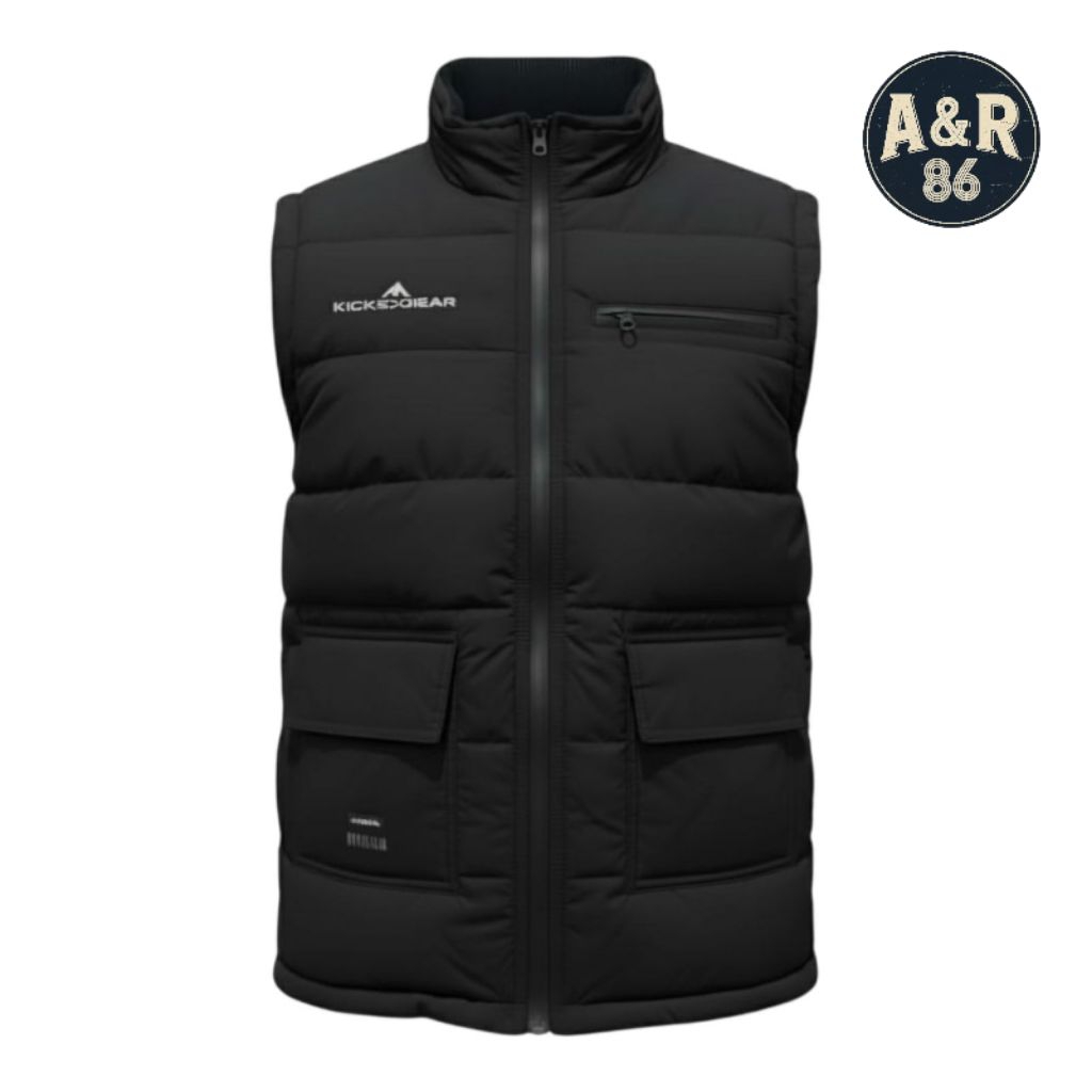 KICKSOOGAR Rompi Distro Bahan Import COD vest motor tebal anti angin